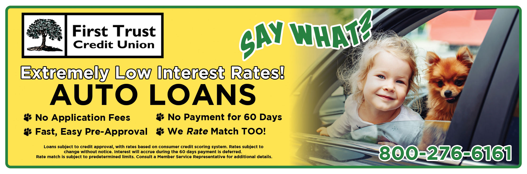 auto loans banner