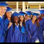 students graduating